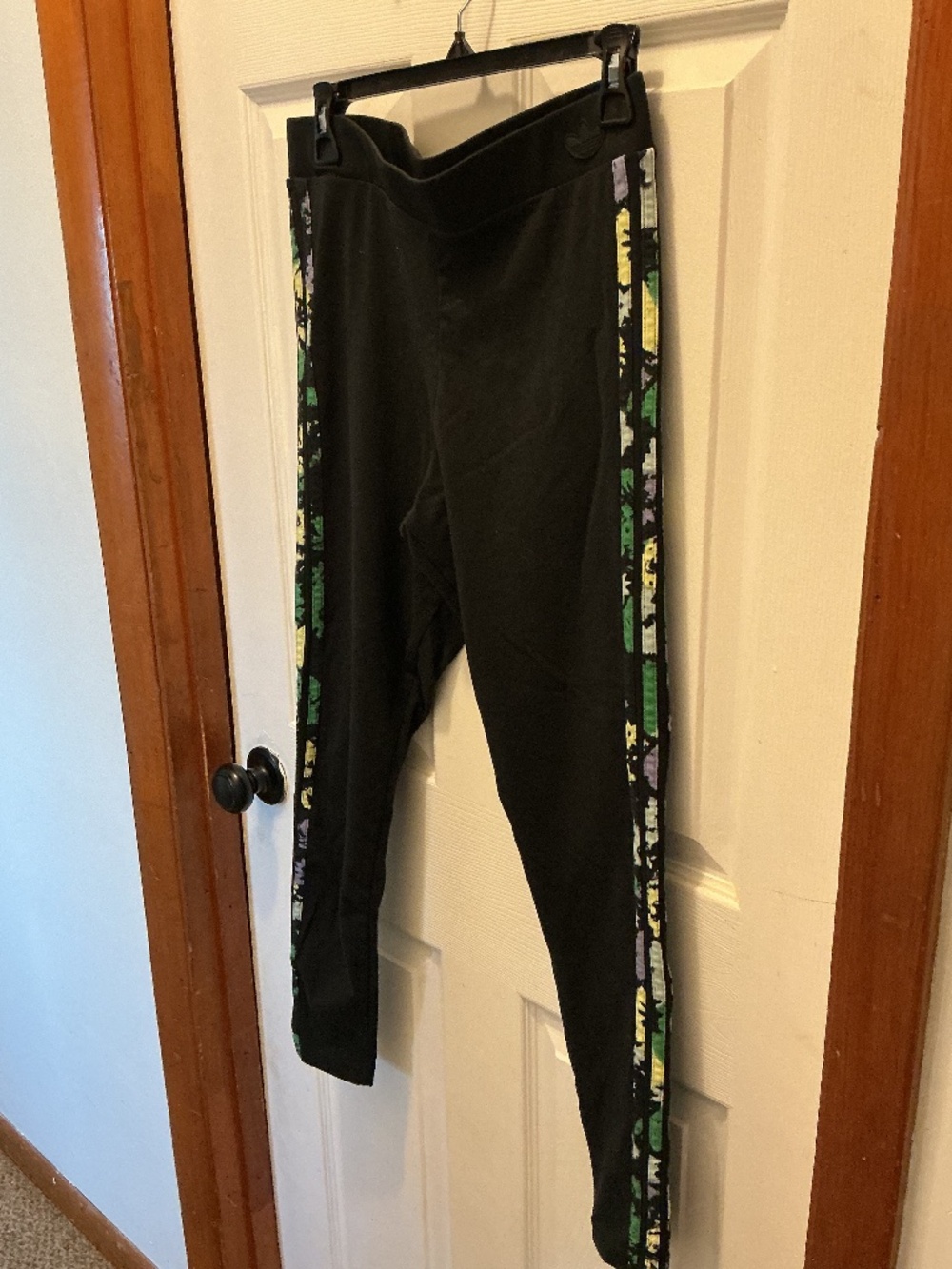Adidas floral stripes leggings